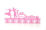 Ice Skating 48 Tier Medal Hanger Pink Sports Medal Hangers