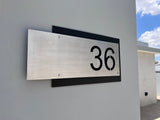 House Sign With Backing Plate
