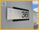 House Sign With Backing Plate