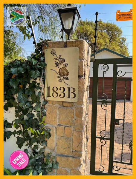 House Signs - Flower Designs